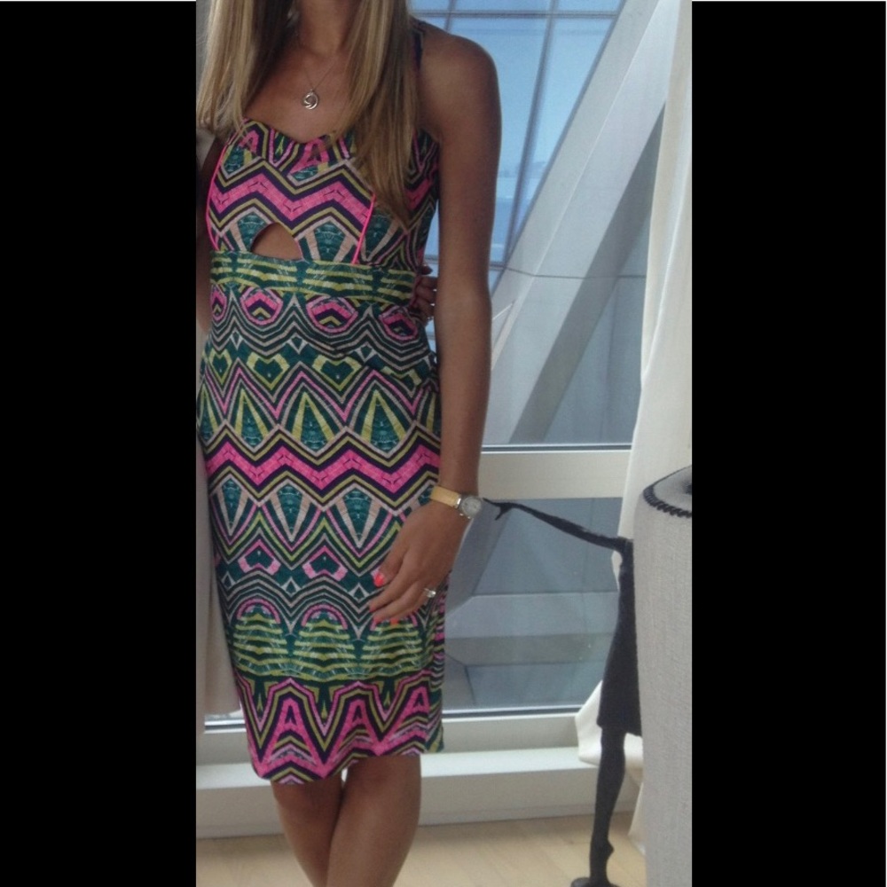 River island printed midi dress size 6 US/ 10UK
